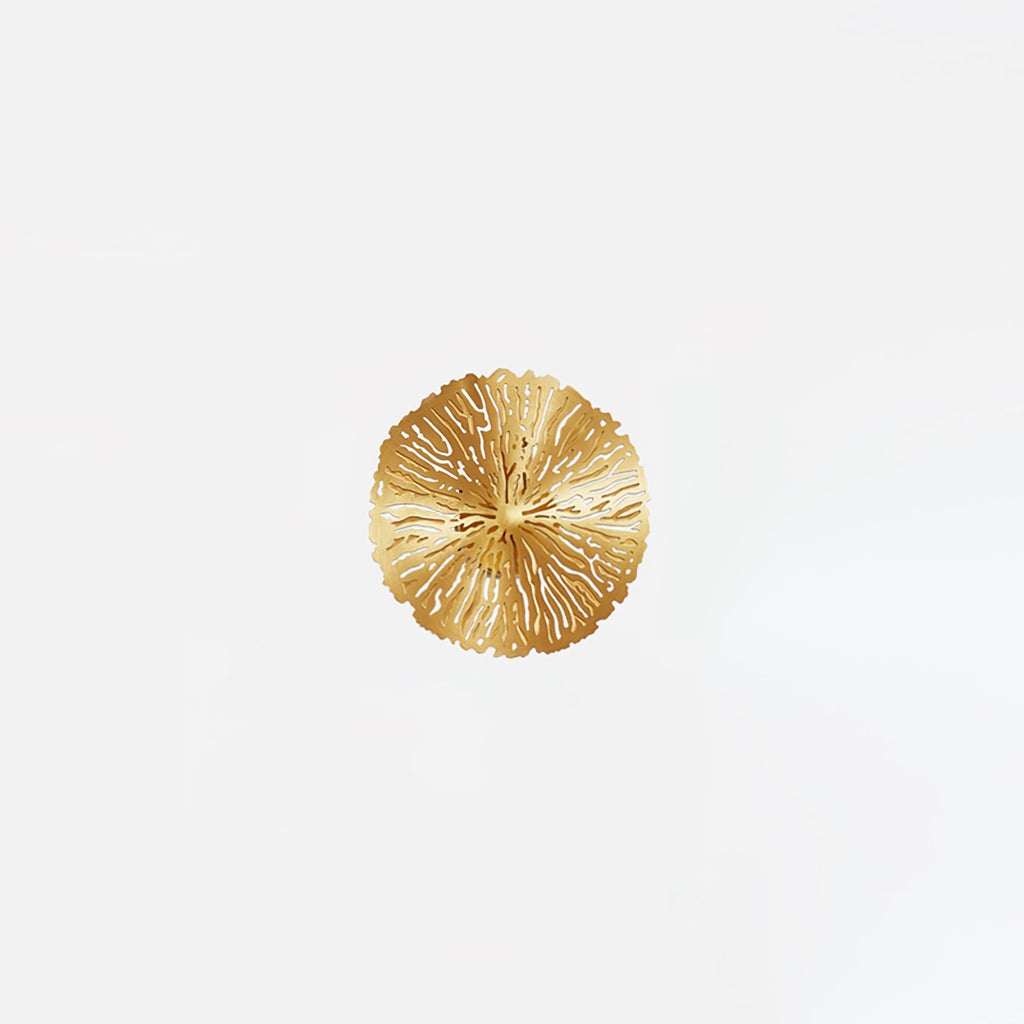Lotus Leaf Wall Light - Model F: W 12.2 x H 30.3 Stainless steel, Hardwired Wall Sconce, detail 59