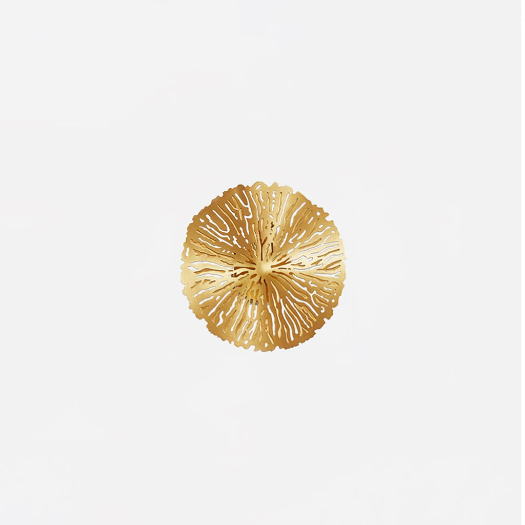 Lotus Leaf Wall Light - Model F: W 12.2 x H 30.3 Stainless steel, Hardwired Wall Sconce, detail 61