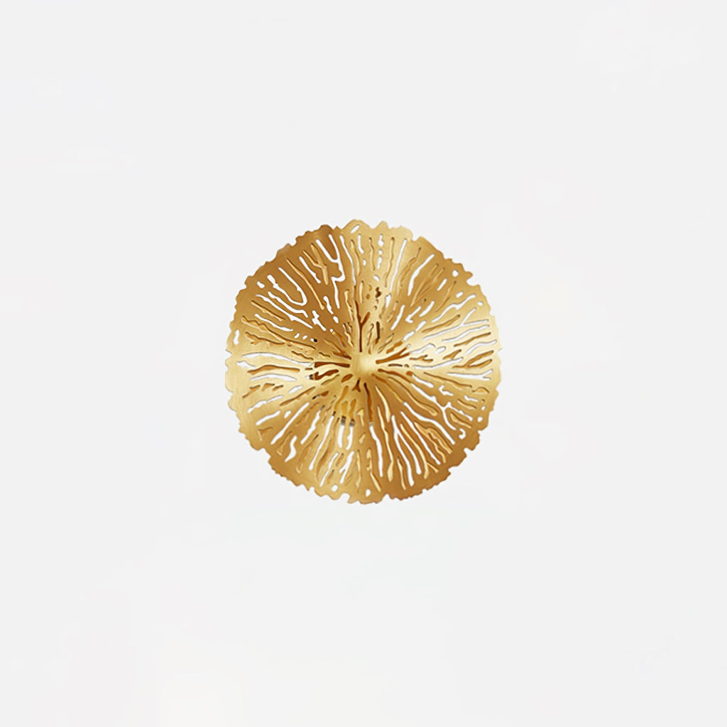 Lotus Leaf Wall Light - Model F: W 12.2 x H 30.3 Stainless steel, Hardwired Wall Sconce, detail 62
