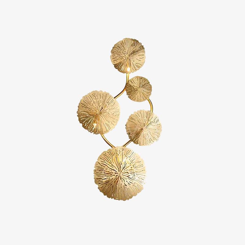 Lotus Leaf Wall Light - Model F: W 12.2 x H 30.3 Stainless steel, Hardwired Wall Sconce, detail 8
