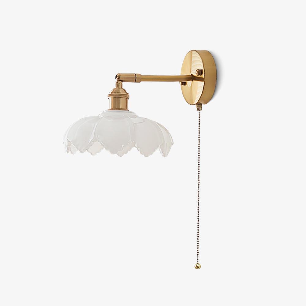 Lotus Rotatable Wall Light, Hardwired Wall Sconce, Metal, Dia 18cm x H 15cm