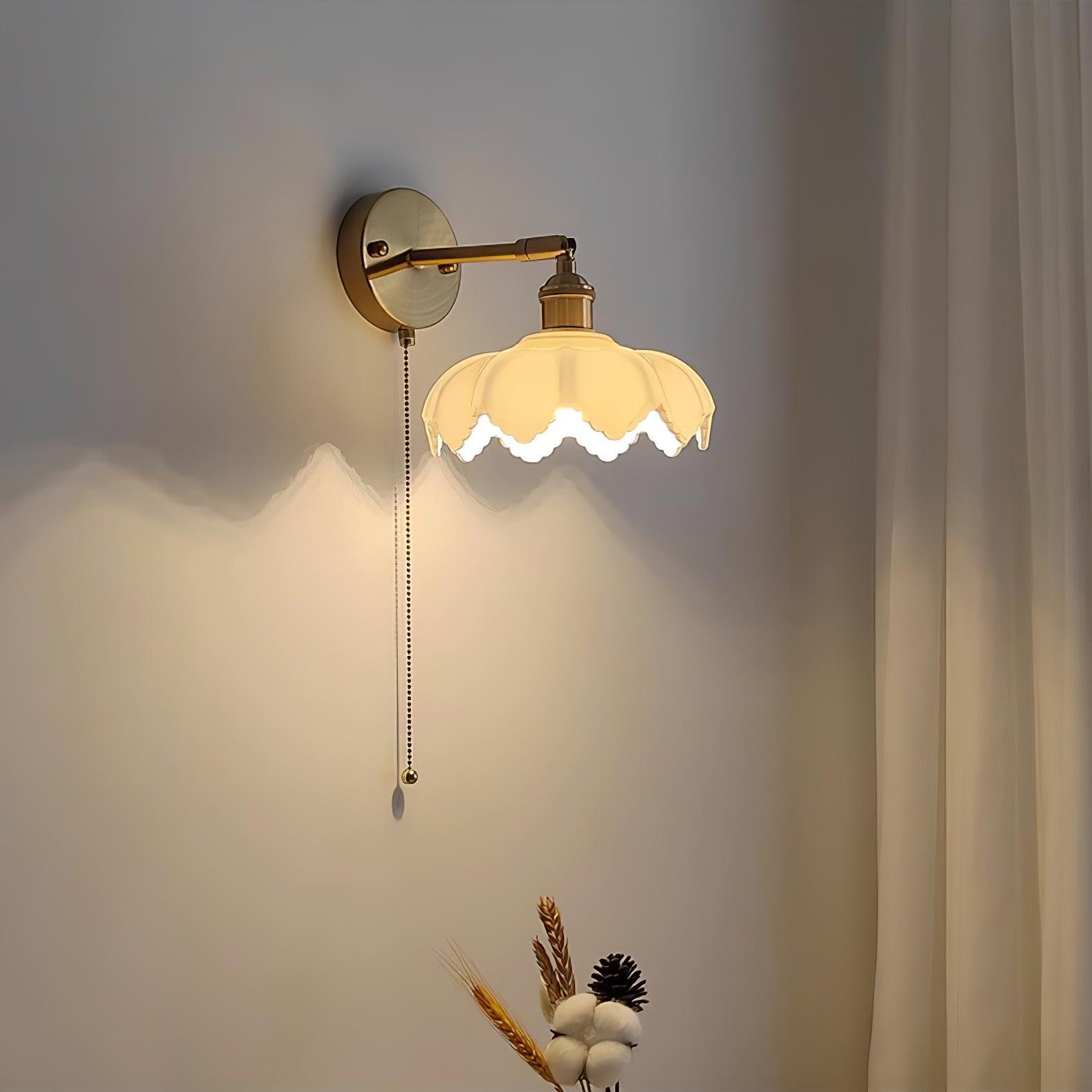 Lotus Rotatable Wall Light, Hardwired Wall Sconce, detail 2