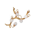 Lotus Seed Right Wall Light 15.7", Bedroom Wall Sconce, 50 x 60cm