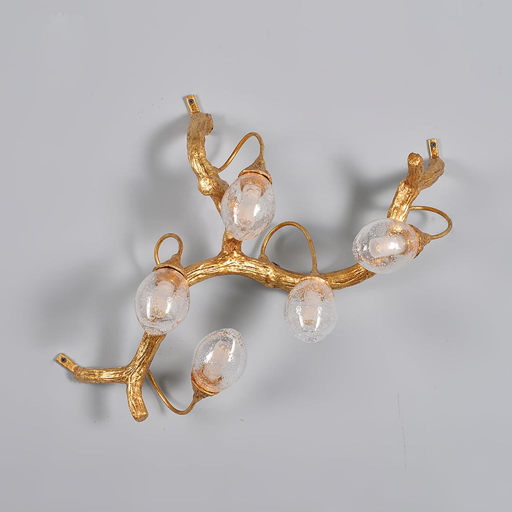 Lotus Seed Right Wall Light 15.7", Bedroom Wall Sconce, detail 16