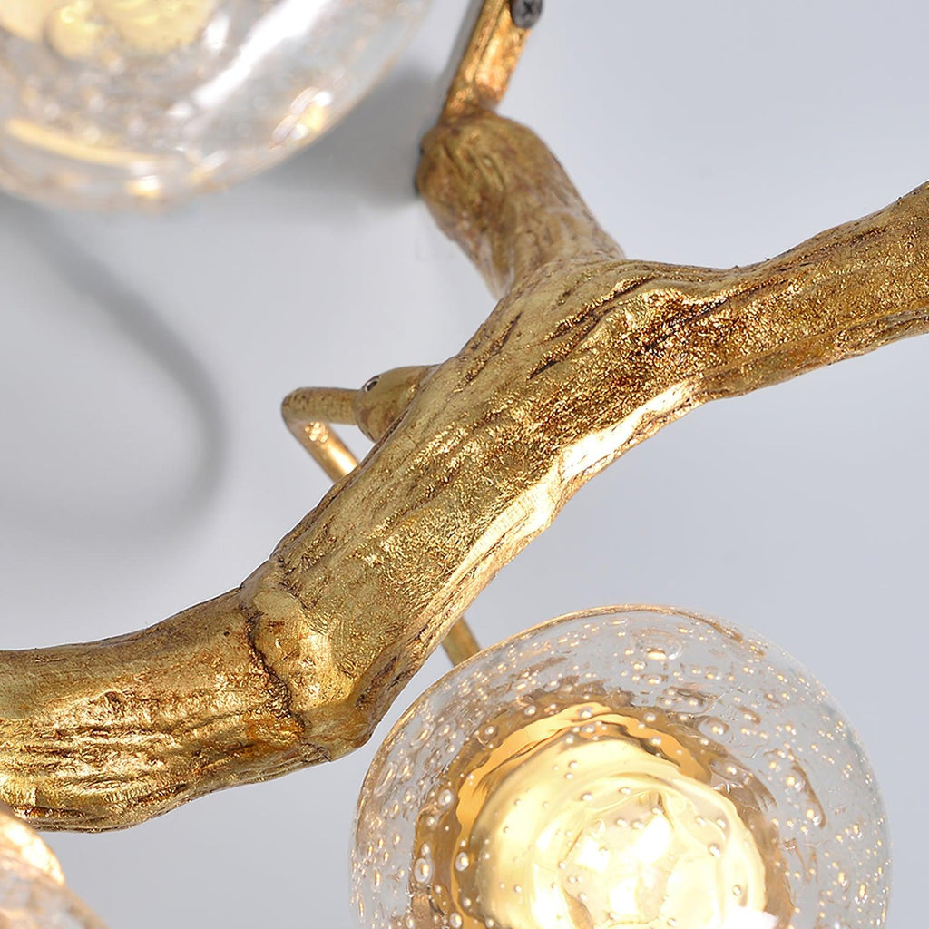 Lotus Seed Right Wall Light 15.7", Bedroom Wall Sconce, detail 19