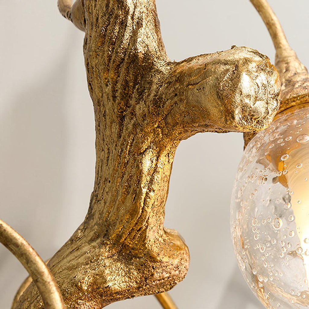 Lotus Seed Right Wall Light 15.7", Bedroom Wall Sconce, detail 21