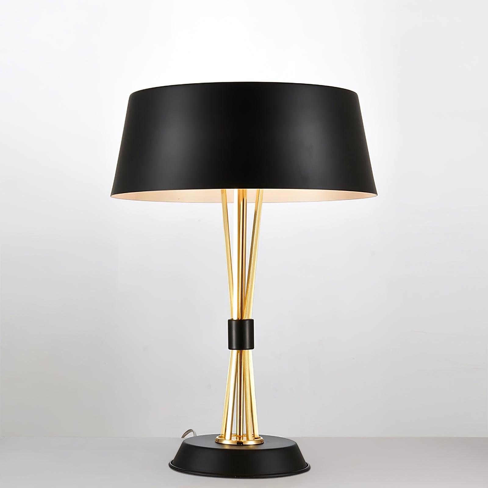 Lowrider Table Light, Bedside Table Lamp, Metal, ∅ 13.7″ x H 18.8″