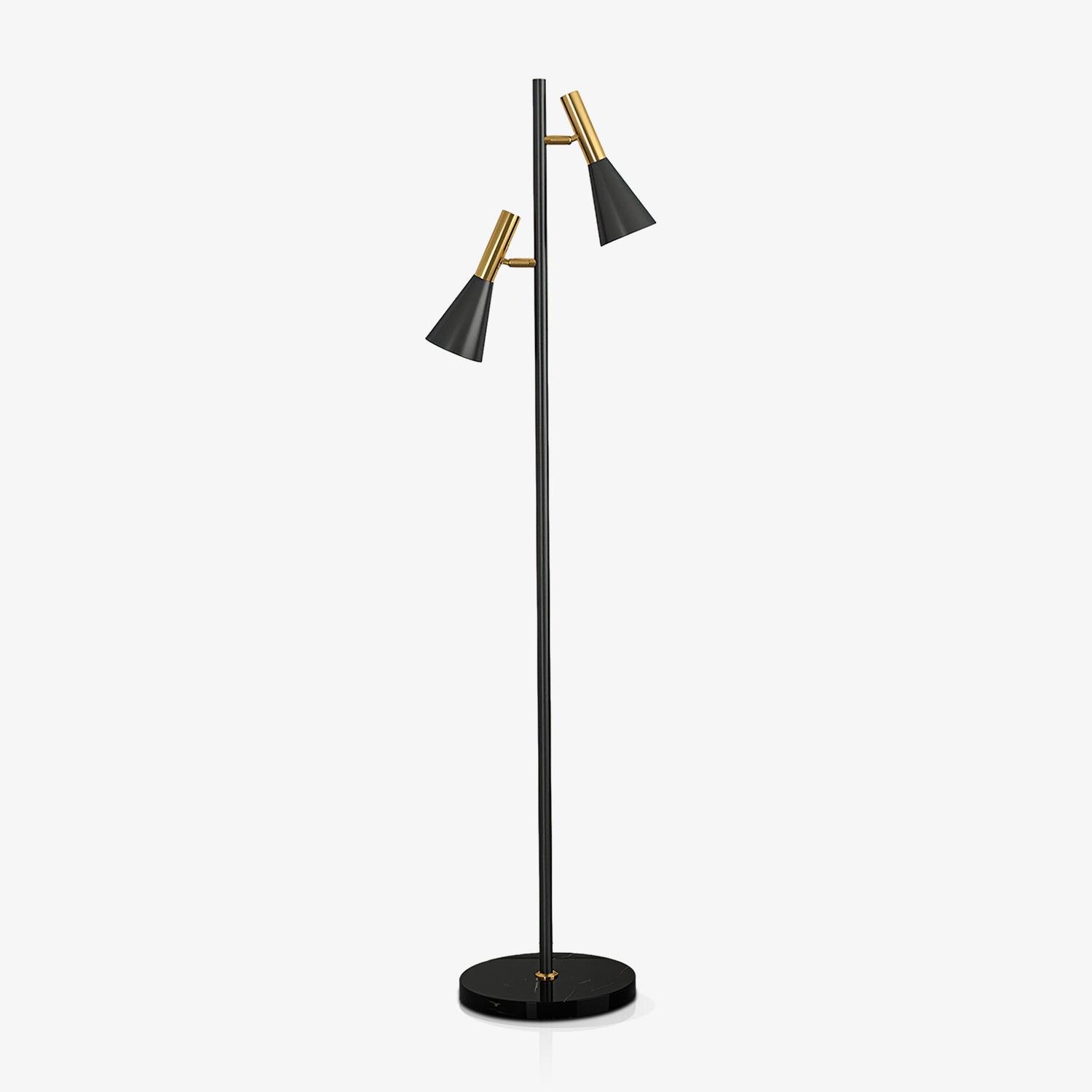 Lron Mouth Floor Light, Floor Lamp, Metal, ∅ 10.6″ x H 60.6″