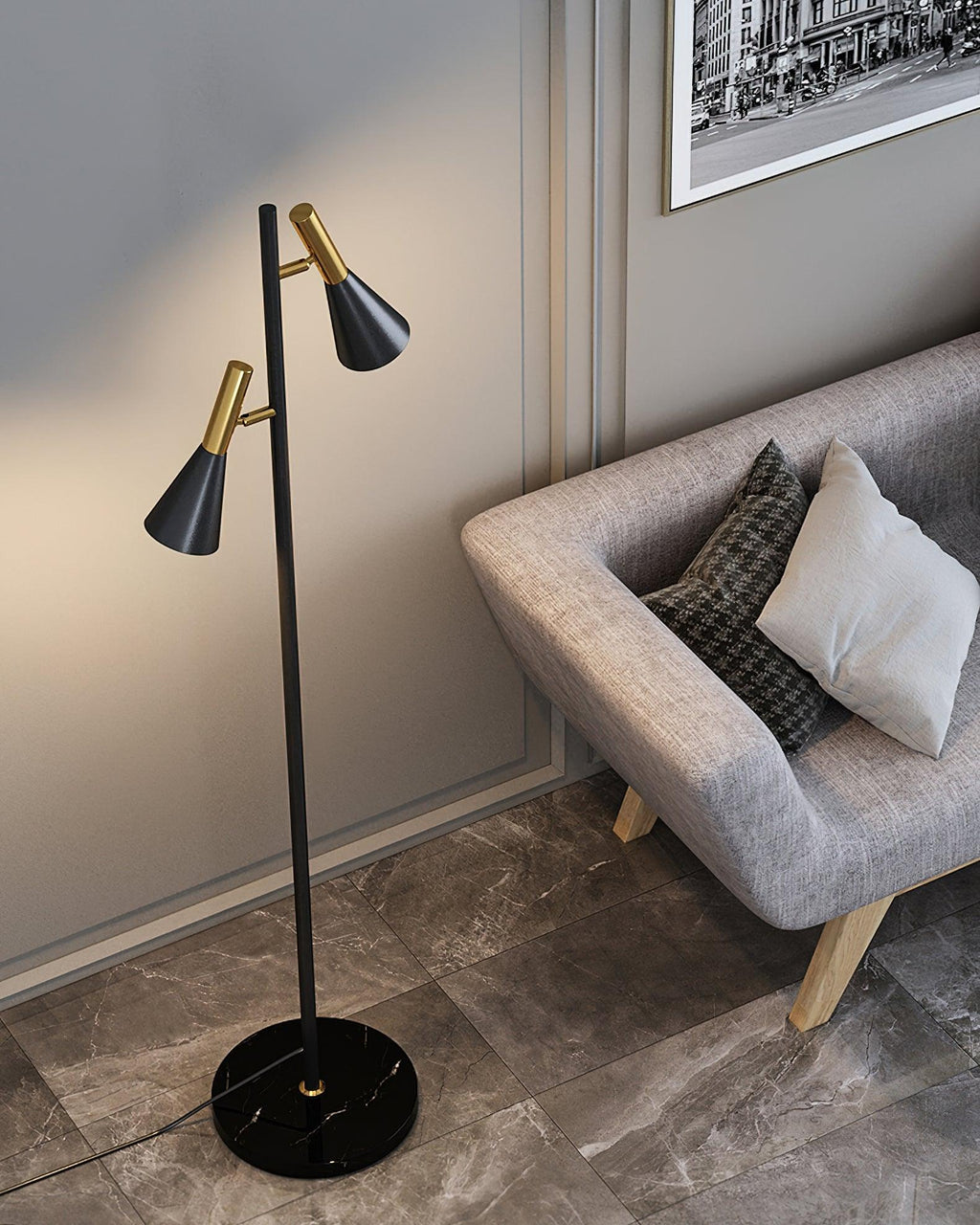 Lron Mouth Floor Light, Floor Lamp, detail 11