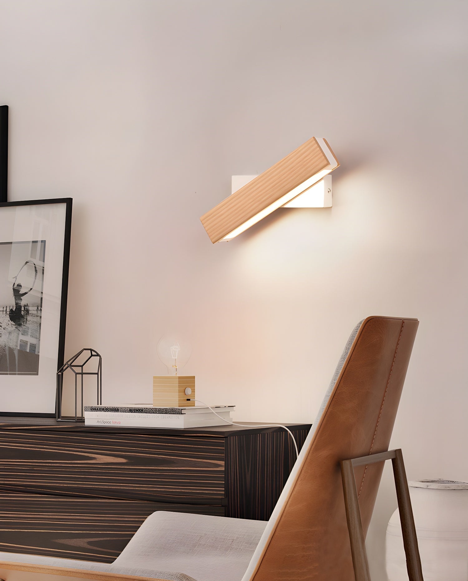 Luca Angle Sconce Wall Light, Hardwired Wall Sconce, detail 6