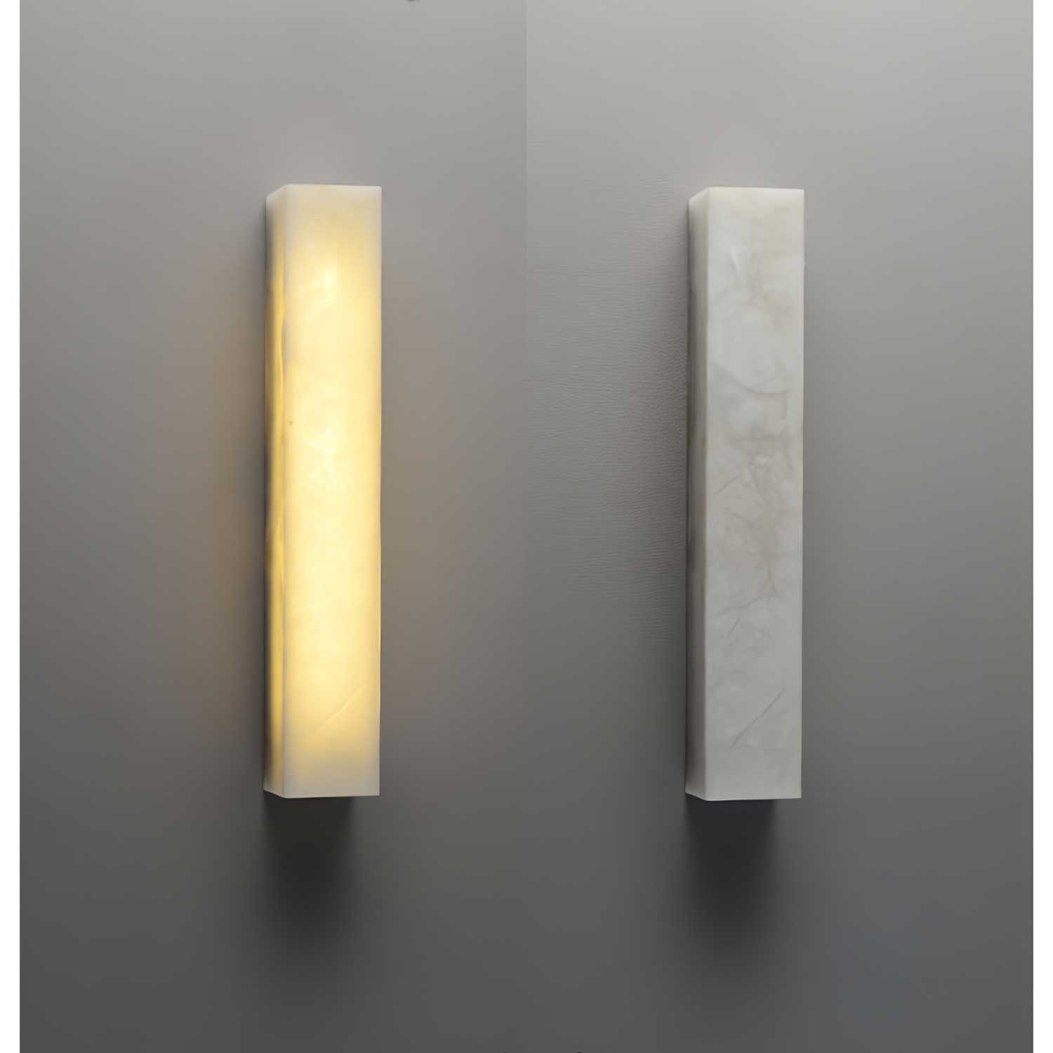 Lucent Pillar Wall Light, Hardwired Wall Sconce, detail 3