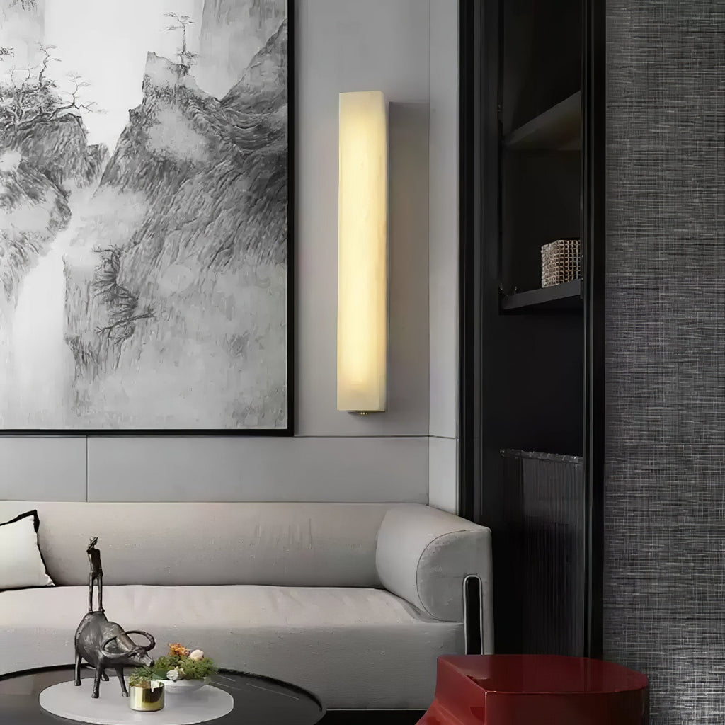 Lucent Pillar Wall Light, Hardwired Wall Sconce, detail 17