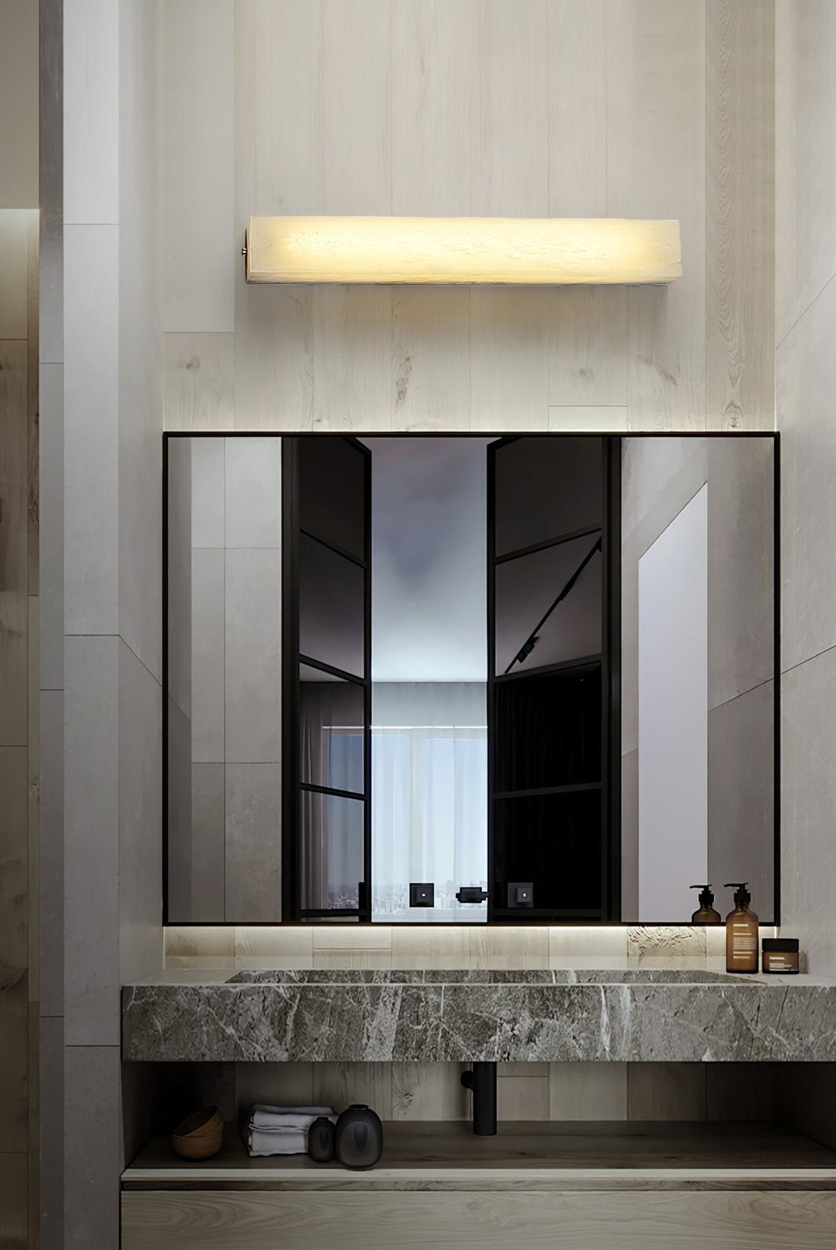Lucent Pillar Wall Light, Hardwired Wall Sconce, detail 14