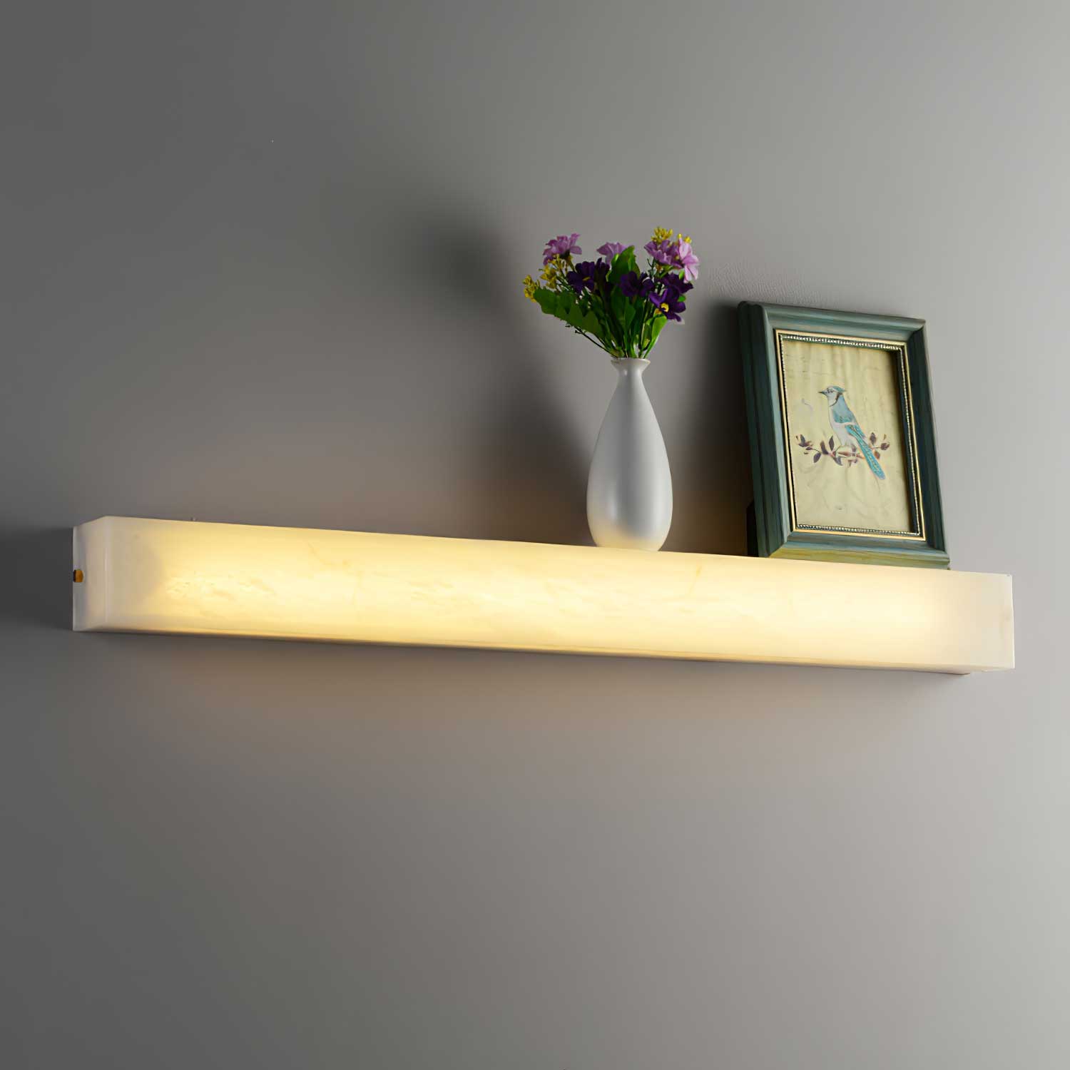 Lucent Pillar Wall Light, Hardwired Wall Sconce, detail 5