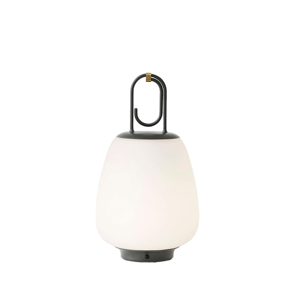 Lucia Lantern Table Light 6.3", Bedside Table Lamp, Metal, D16 x H28cm