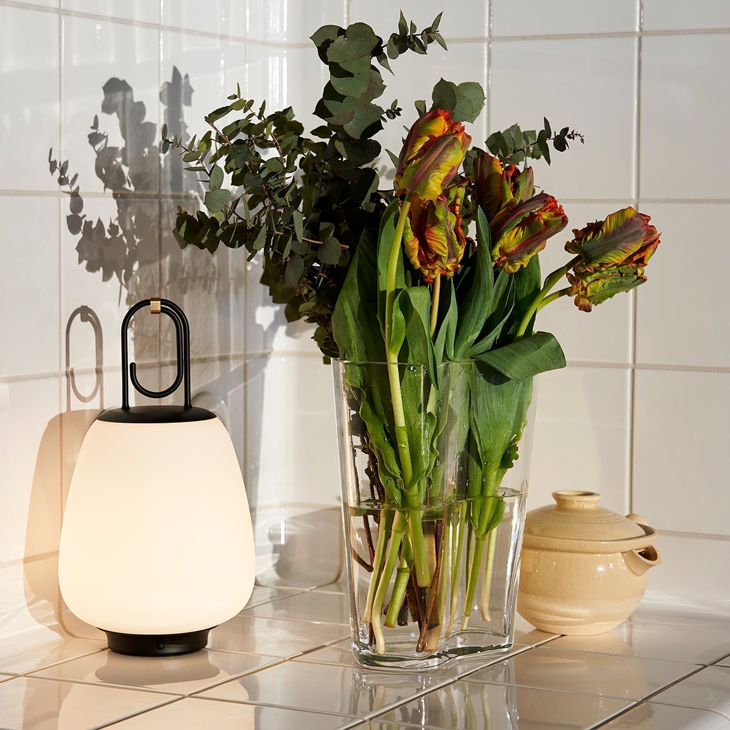 Lucia Lantern Table Light 6.3", Bedside Table Lamp, detail 5