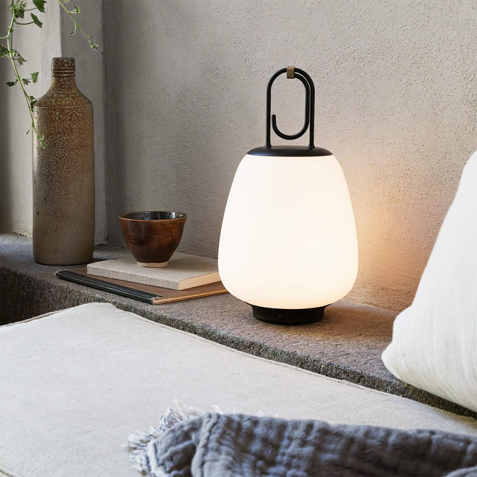 Lucia Lantern Table Light 6.3", Bedside Table Lamp, detail 4