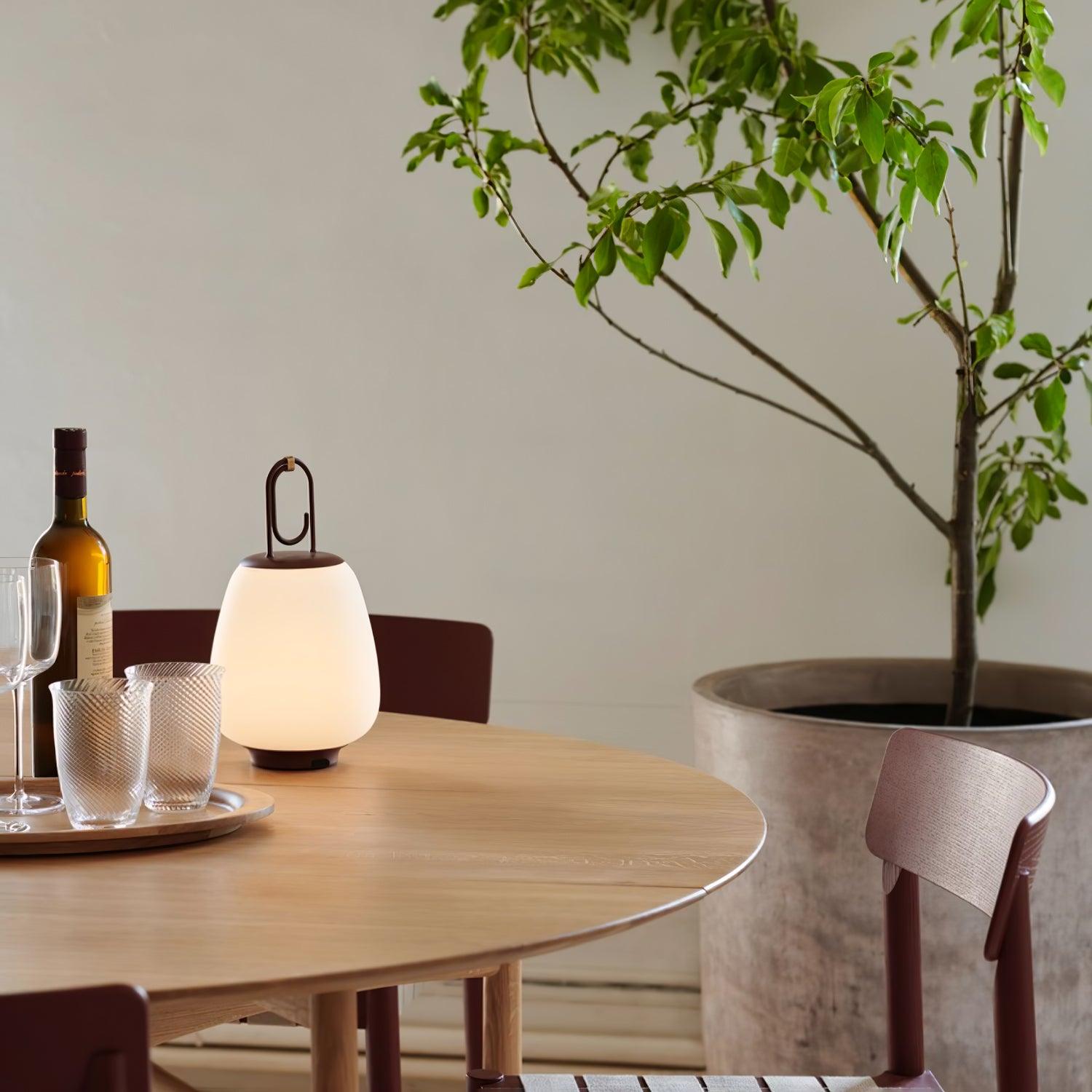 Lucia Lantern Table Light 6.3", Bedside Table Lamp, detail 7