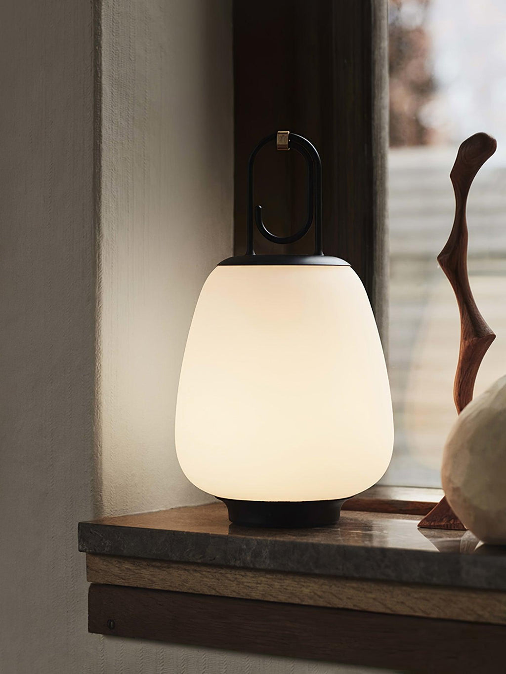 Lucia Lantern Table Light 6.3", Bedside Table Lamp, detail 13