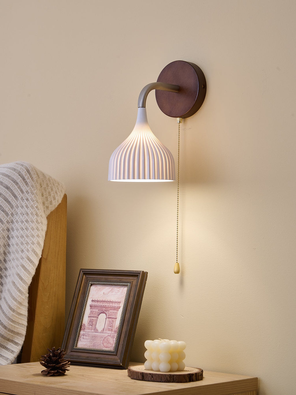Lucina Wall Light, Hardwired Wall Sconce, detail 5