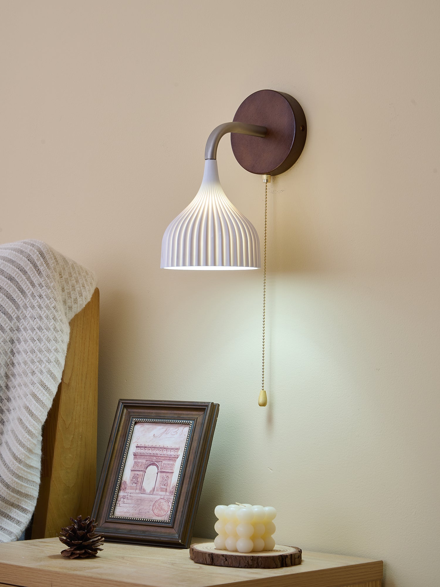 Lucina Wall Light, Hardwired Wall Sconce, detail 24