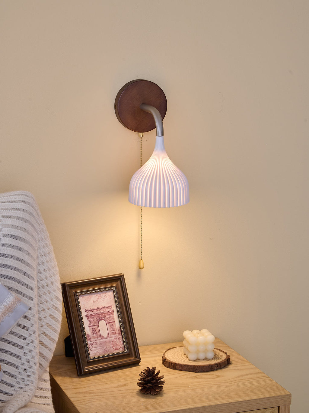 Lucina Wall Light, Hardwired Wall Sconce, detail 29