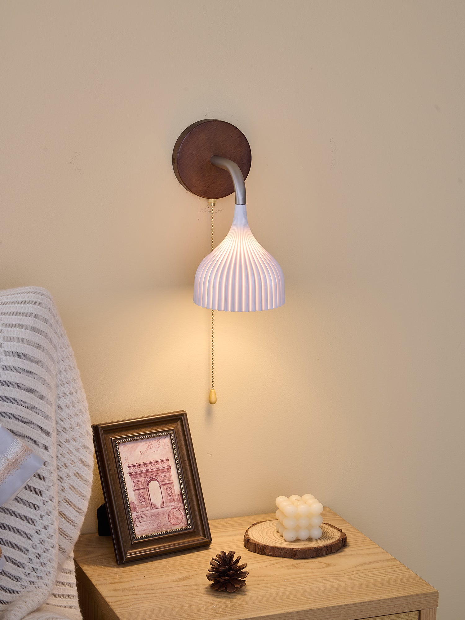 Lucina Wall Light, Hardwired Wall Sconce, detail 29