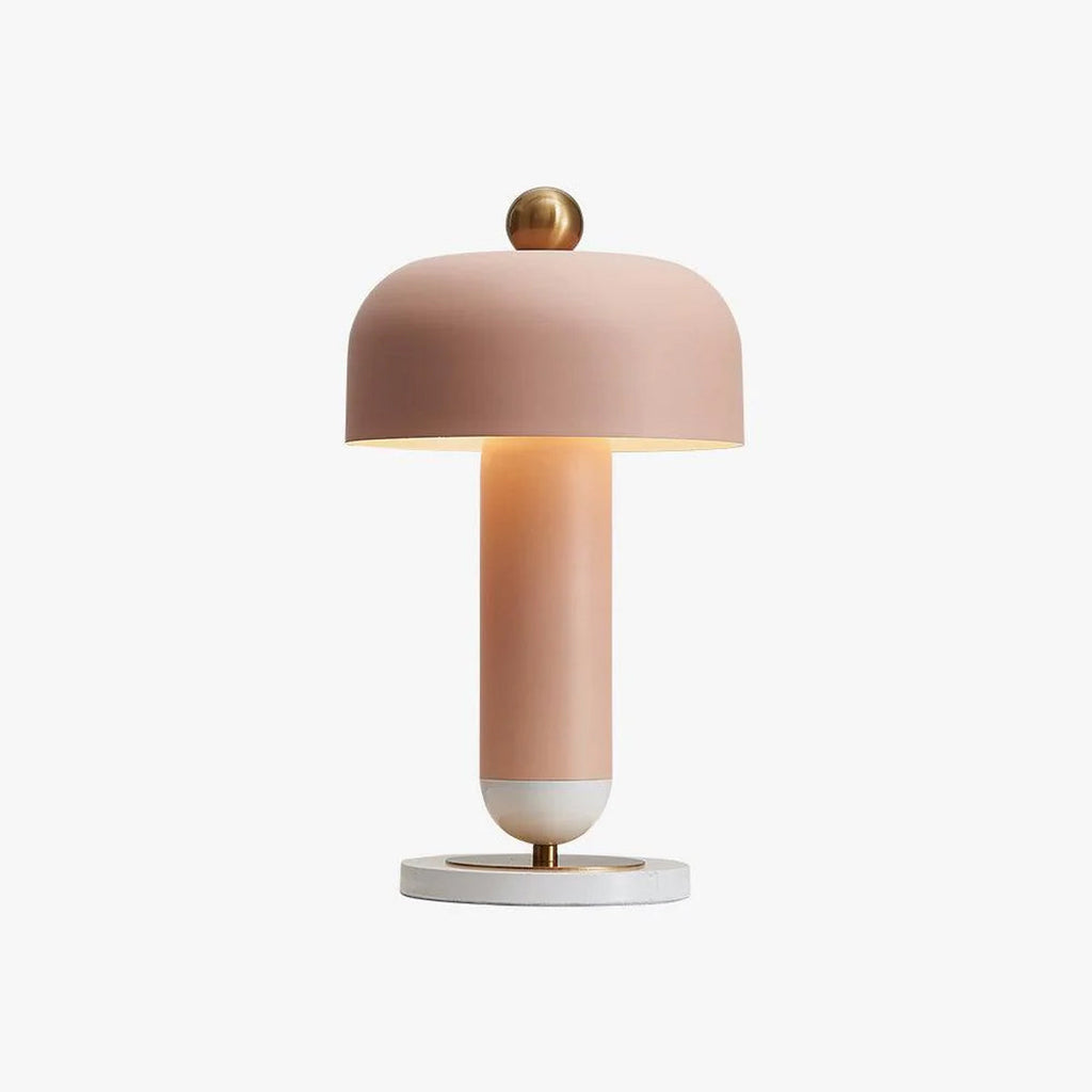 Lulu Table Light, Bedside Table Lamp, Metal, ∅ 9.8″ x H 18.8″
