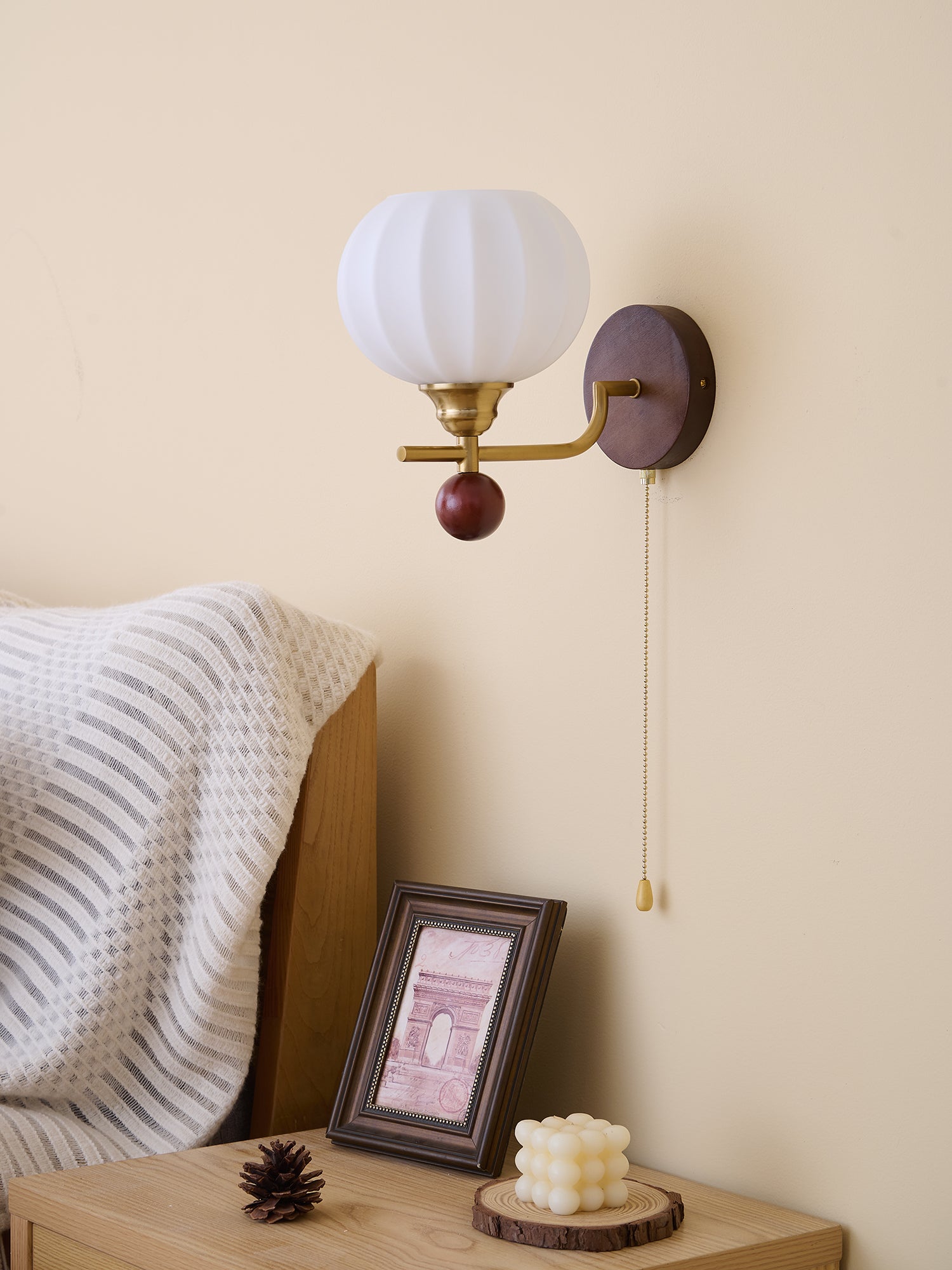 Lumea Crest Wall Light, Hardwired Wall Sconce, detail 31