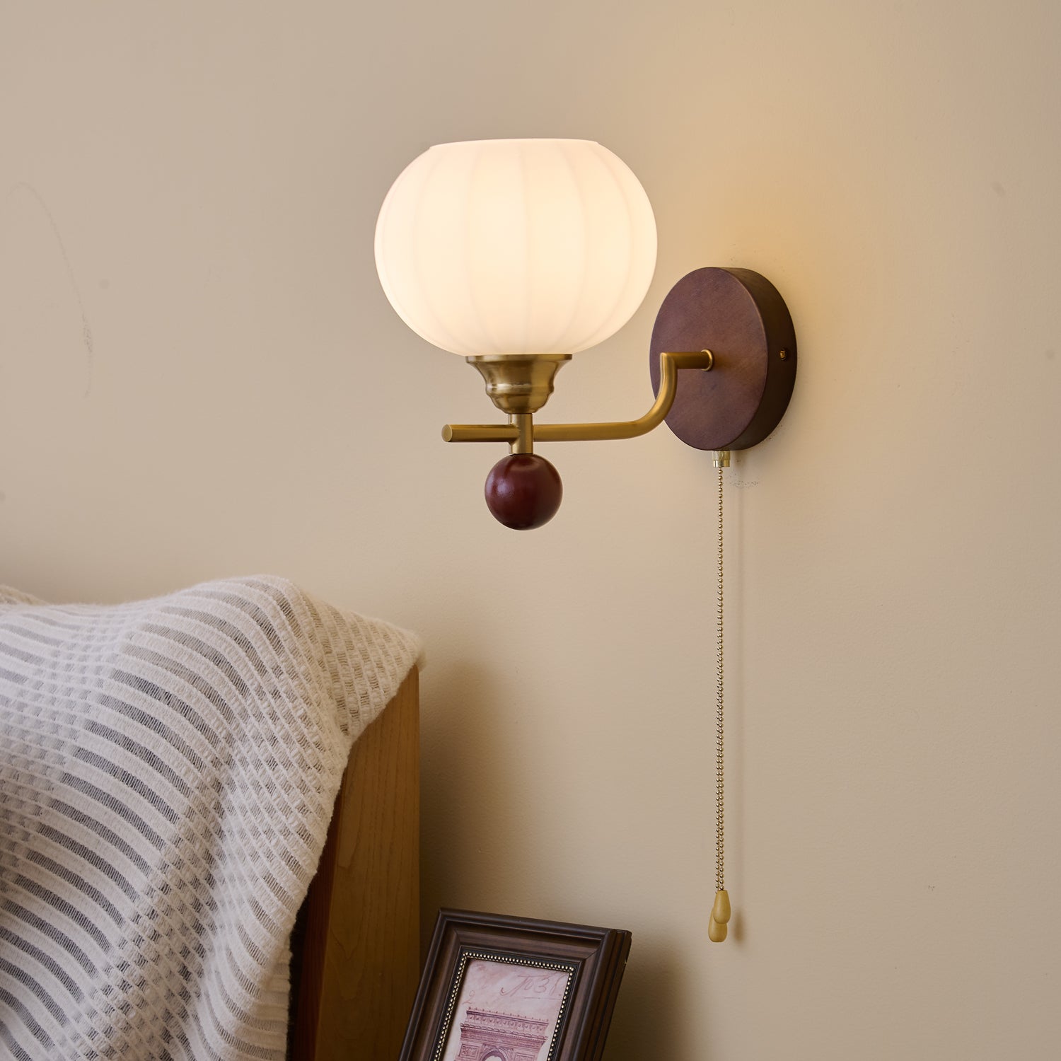 Lumea Crest Wall Light, Hardwired Wall Sconce, detail 12