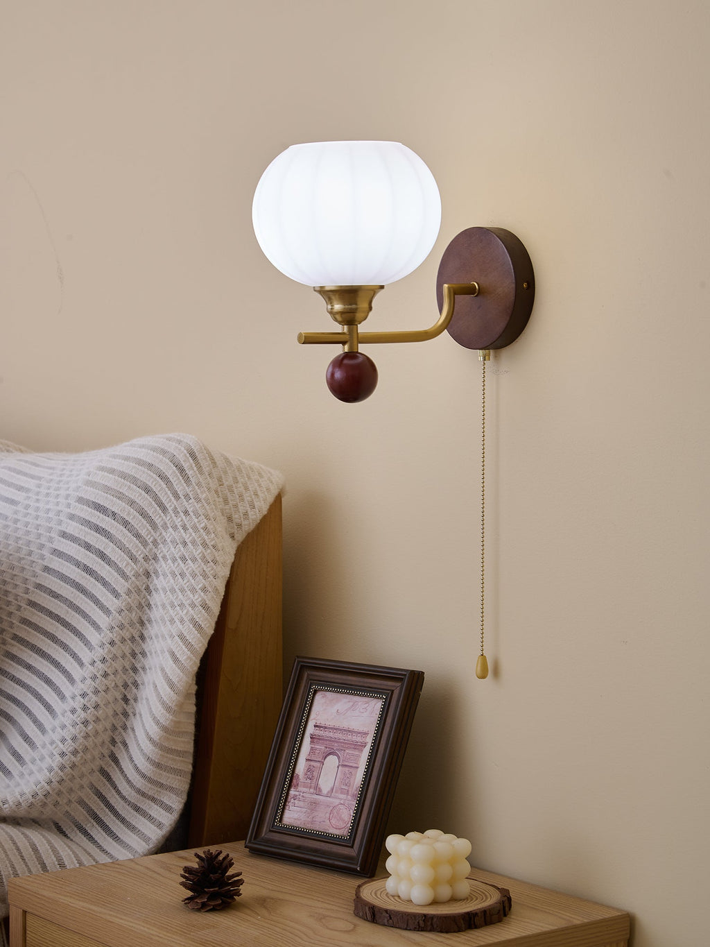 Lumea Crest Wall Light, Hardwired Wall Sconce, detail 32