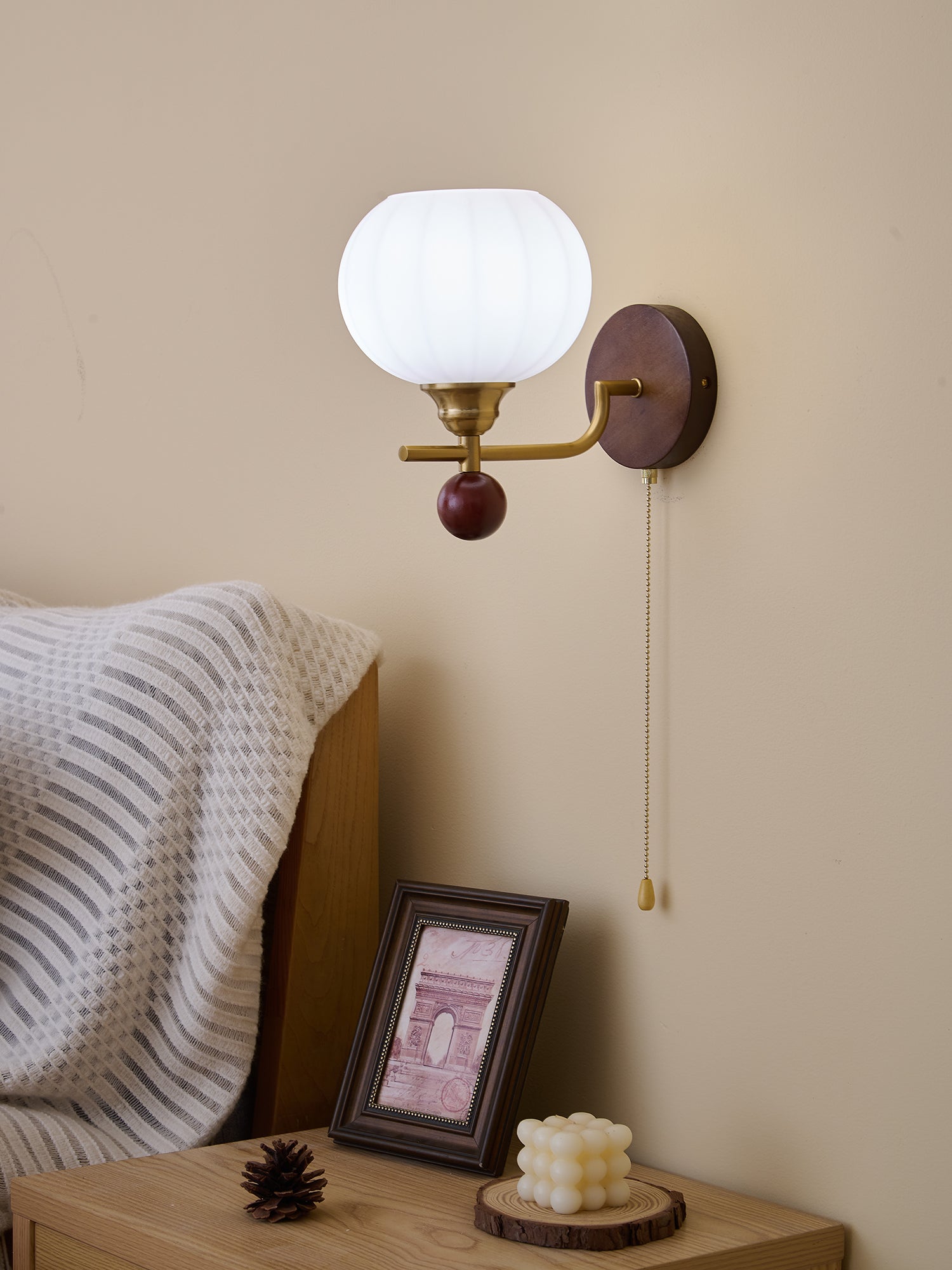 Lumea Crest Wall Light, Hardwired Wall Sconce, detail 32