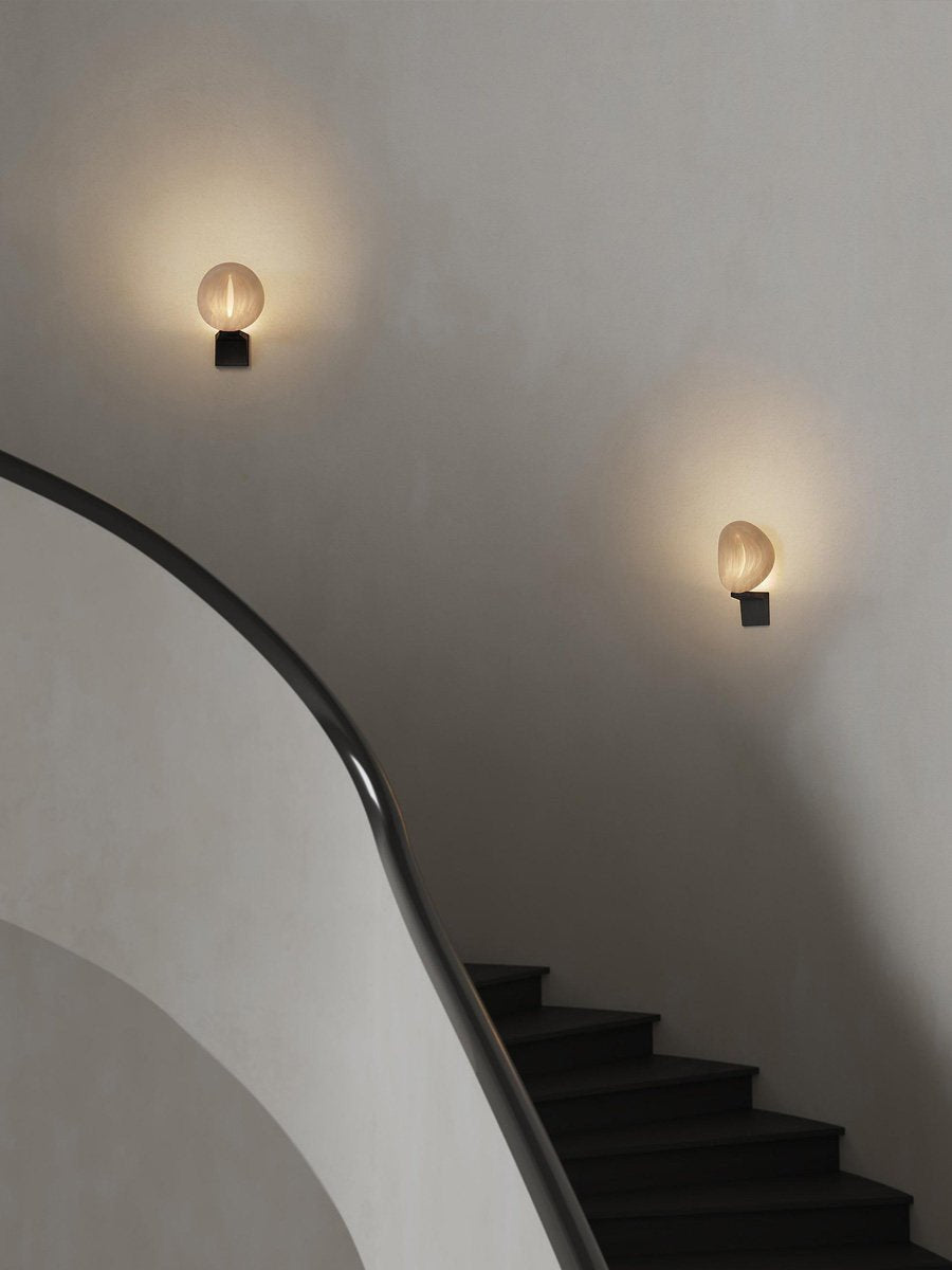 Lumen Rift Alabaster Wall Light, Hardwired Wall Sconce, detail 26