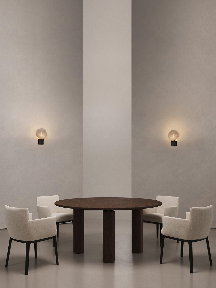 Lumen Rift Alabaster Wall Light, Hardwired Wall Sconce, detail 28