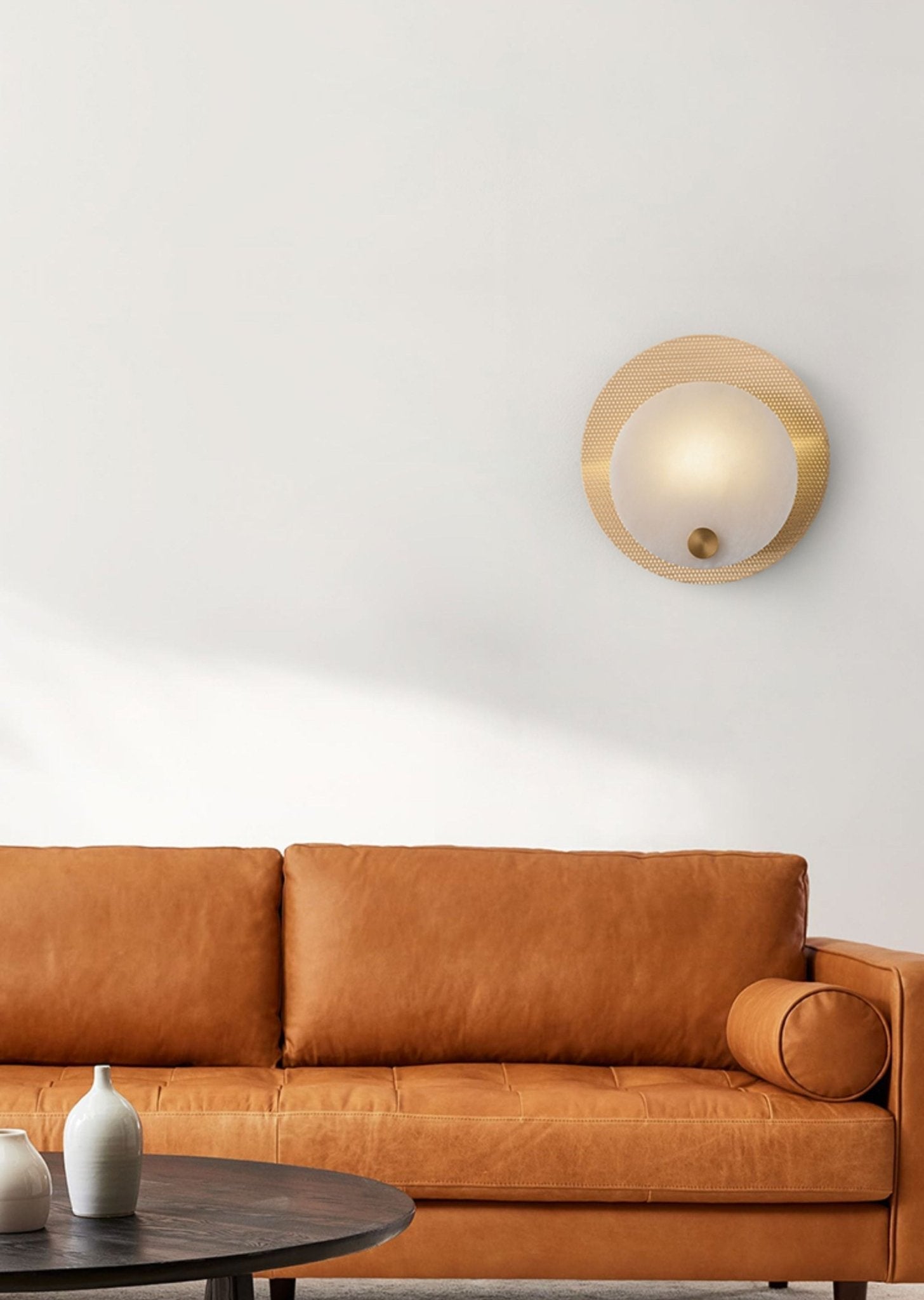 Lumen Alabaster Wall Light, Hardwired Wall Sconce, detail 6