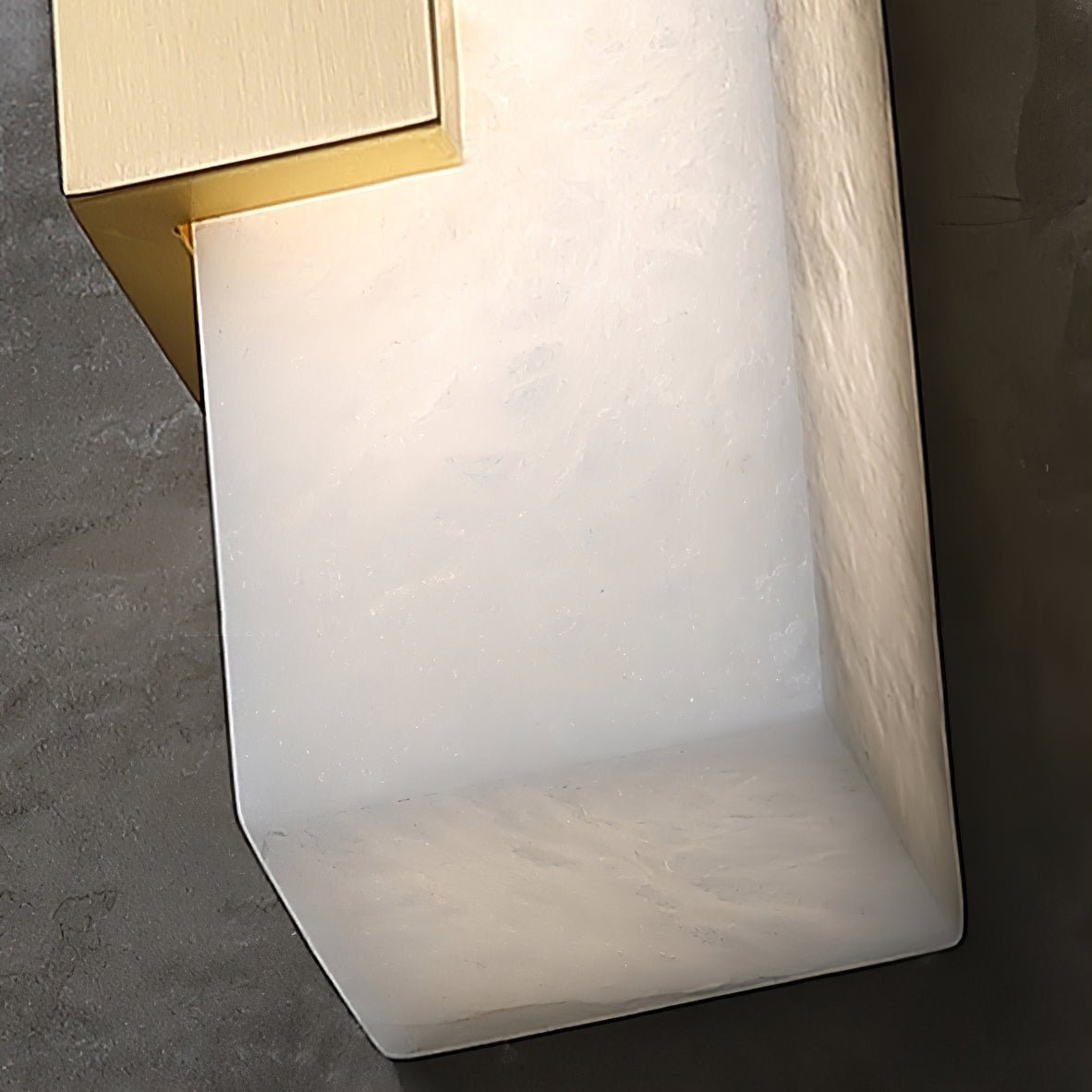 Lumen Bar Alabaster Wall Light, Hardwired Wall Sconce, detail 10