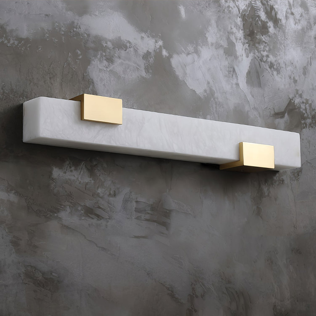 Lumen Bar Alabaster Wall Light, Hardwired Wall Sconce, detail 9