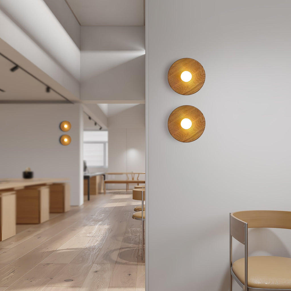 Lumina Contour Wooden Wall Light, Hardwired Wall Sconce, detail 21