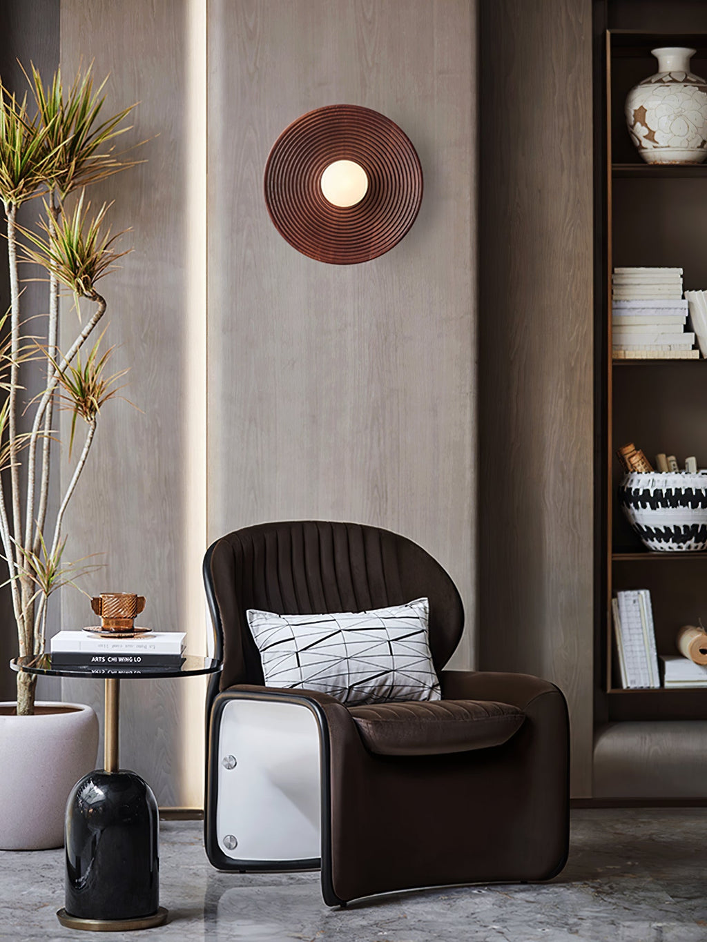 Lumina Contour Wooden Wall Light, Hardwired Wall Sconce, detail 23