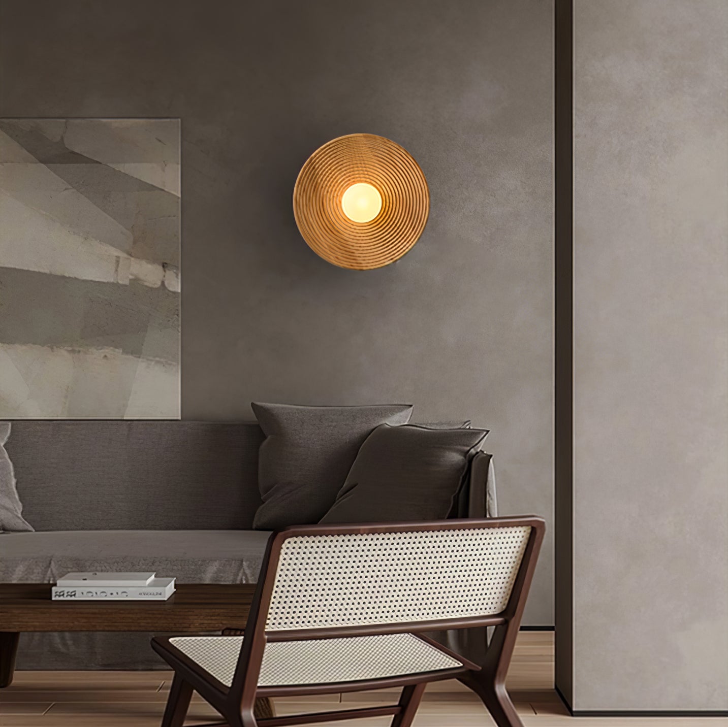 Lumina Contour Wooden Wall Light, Hardwired Wall Sconce, detail 24