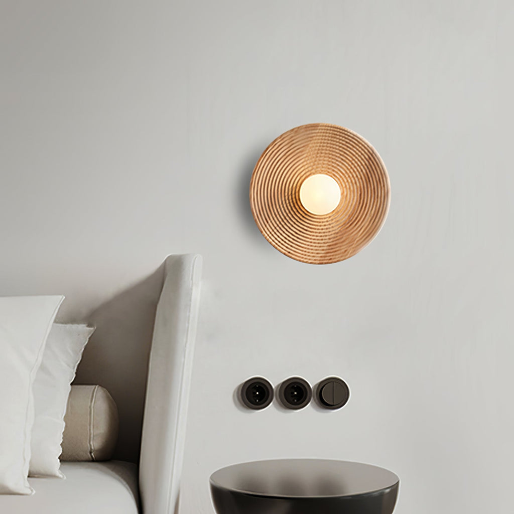 Lumina Contour Wooden Wall Light, Hardwired Wall Sconce, detail 25