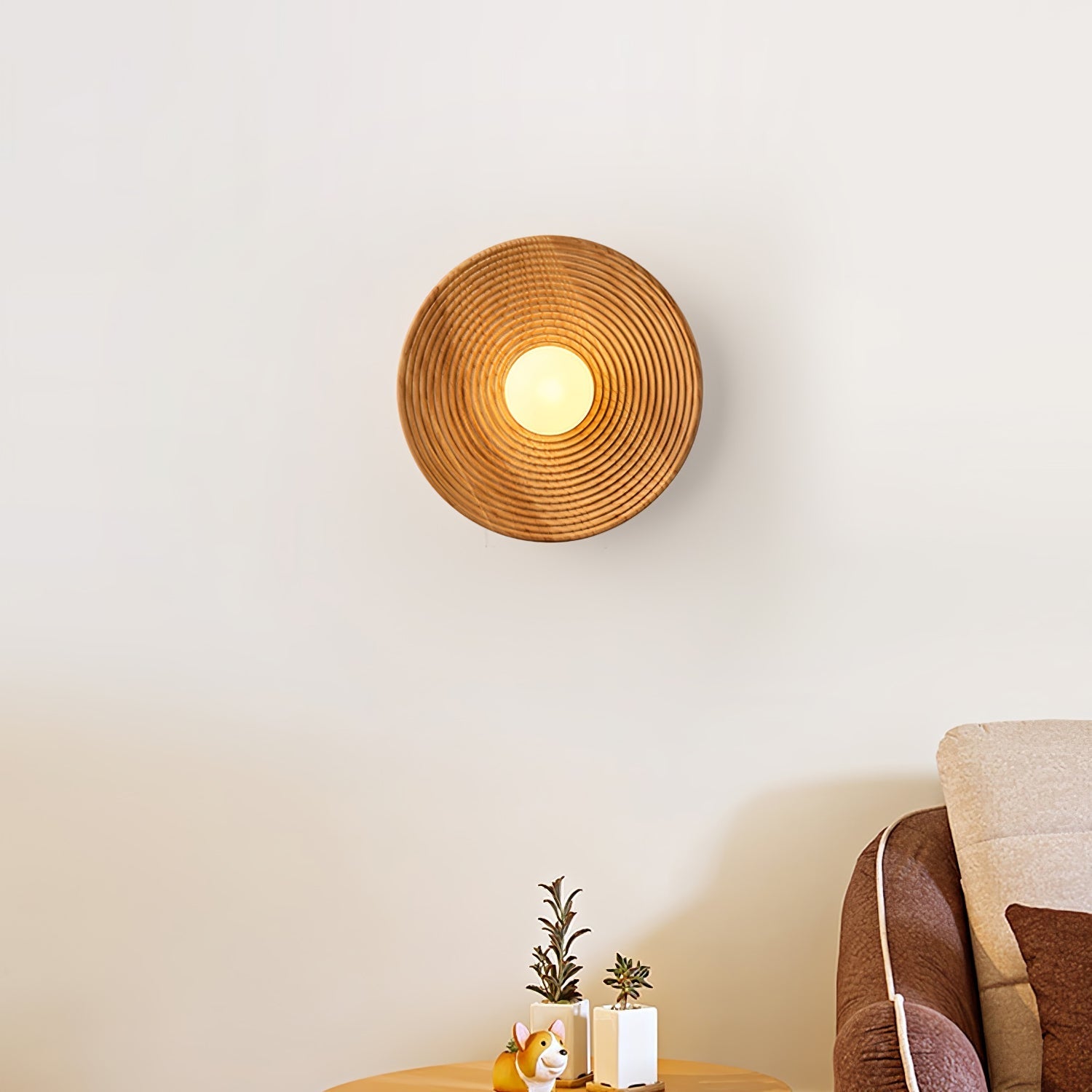 Lumina Contour Wooden Wall Light, Hardwired Wall Sconce, detail 5