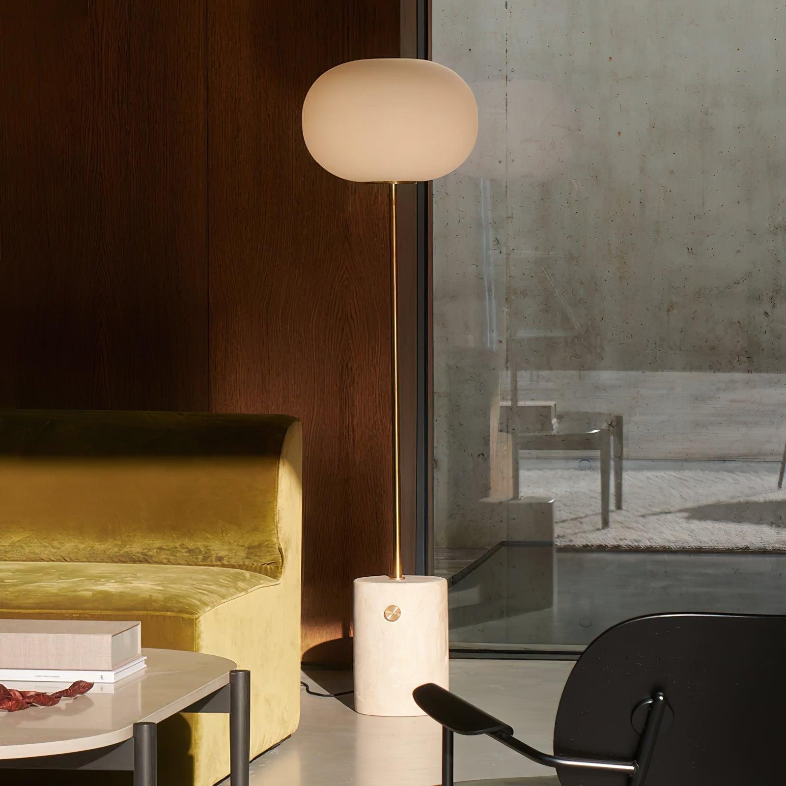 Lumina Pillar Orb Floor Light, Floor Lamp, detail 2