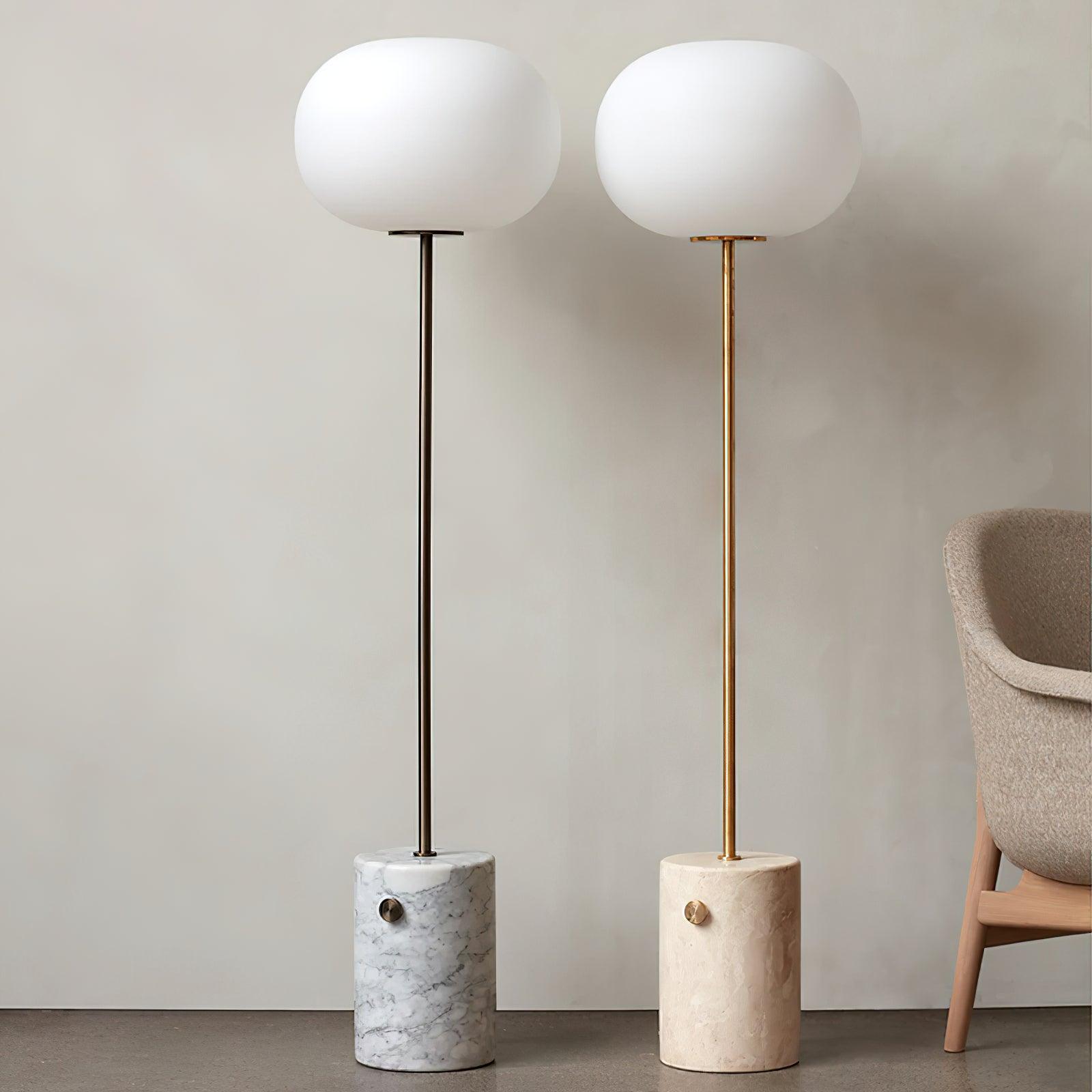 Lumina Pillar Orb Floor Light, Floor Lamp, detail 3
