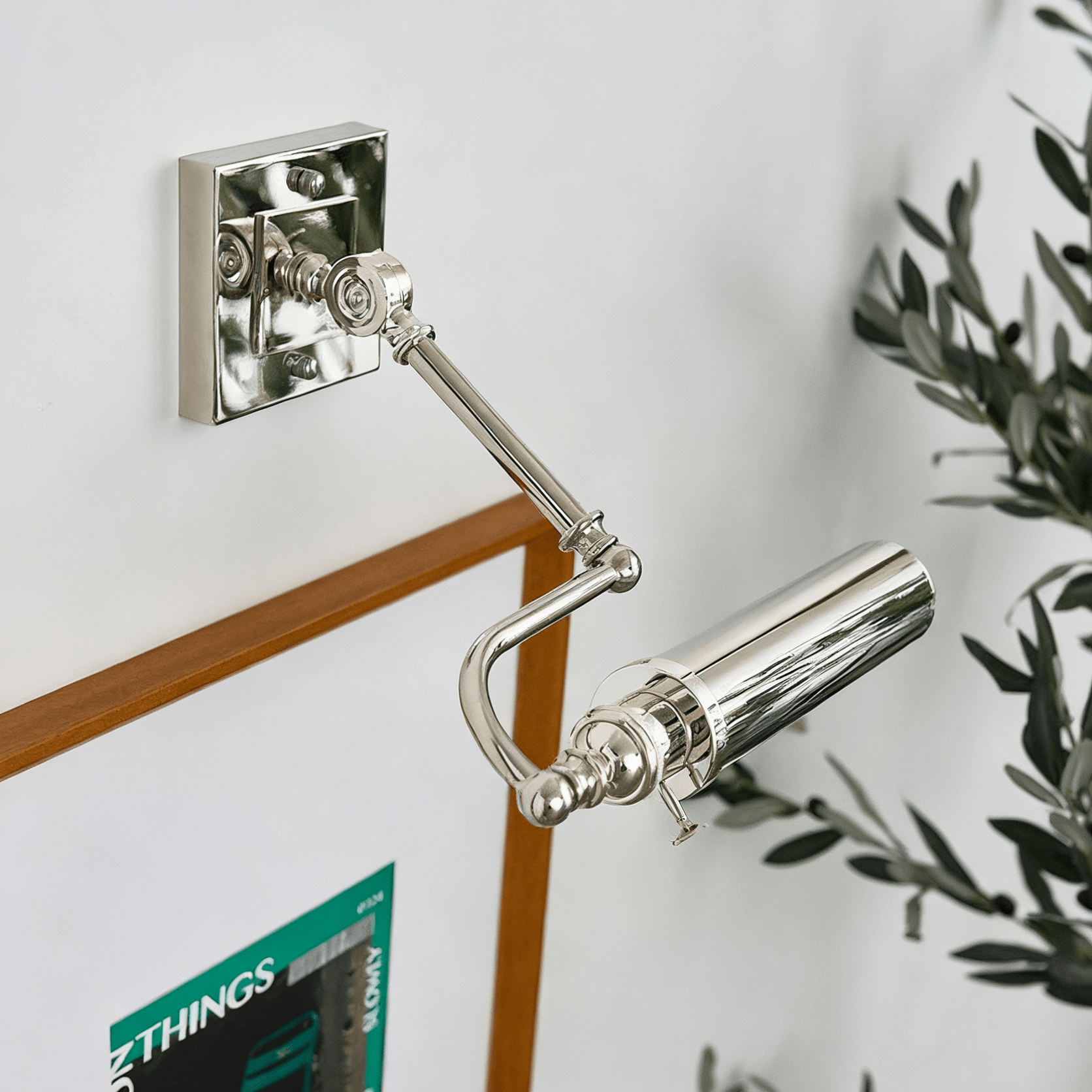 Lumina Polished Wall Light, Hardwired Wall Sconce, detail 7