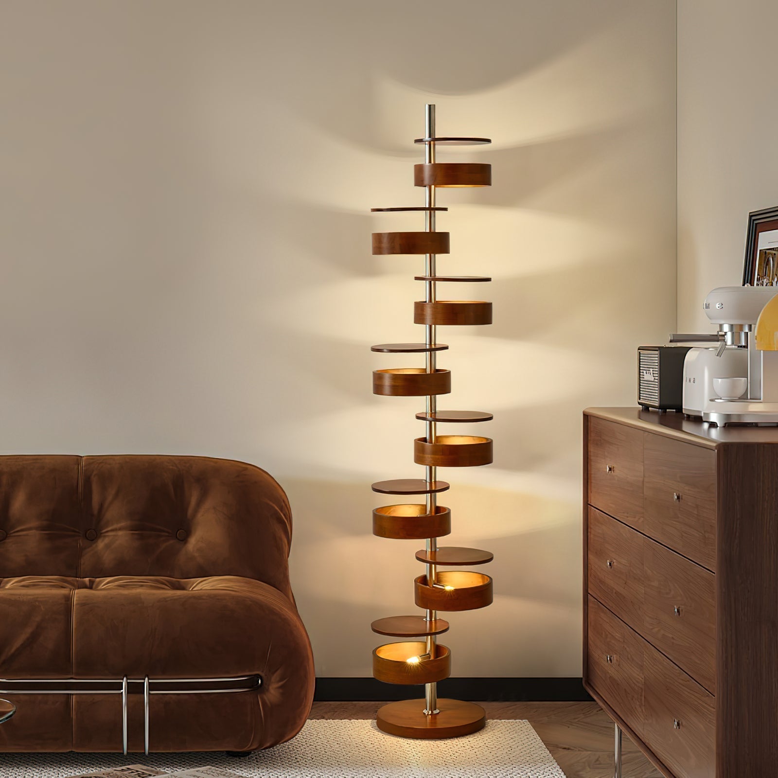 Luminis Wooden Floor Light, Floor Lamp, detail 2