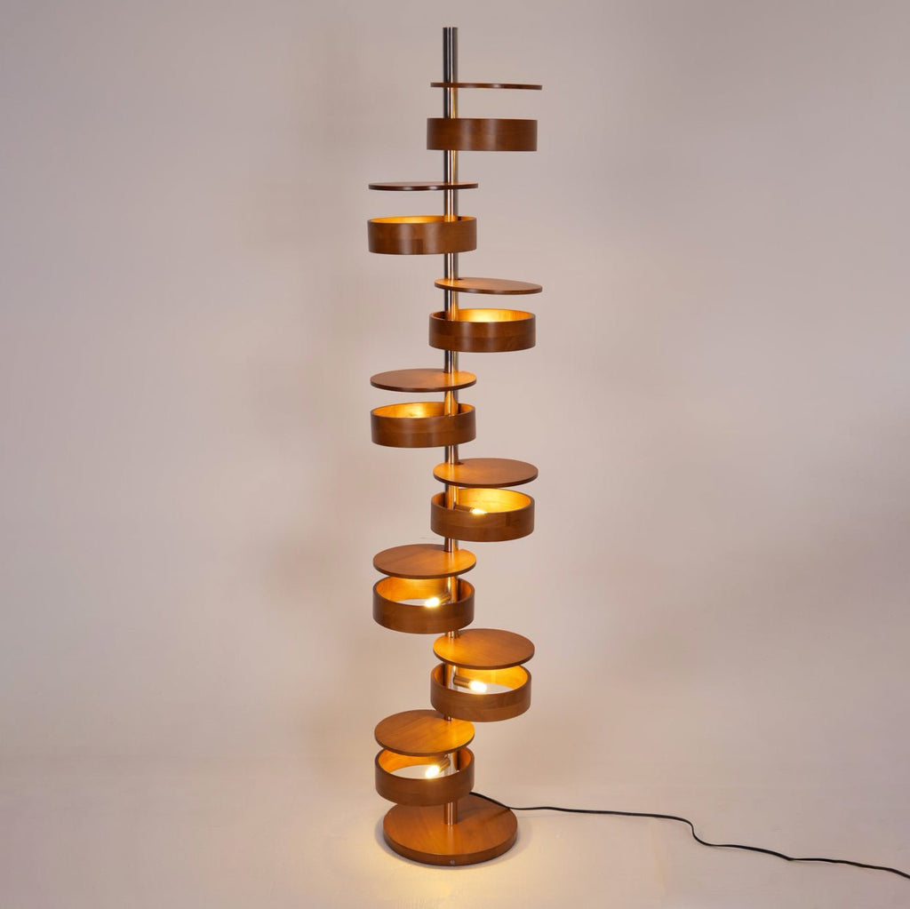 Luminis Wooden Floor Light, Floor Lamp, detail 11