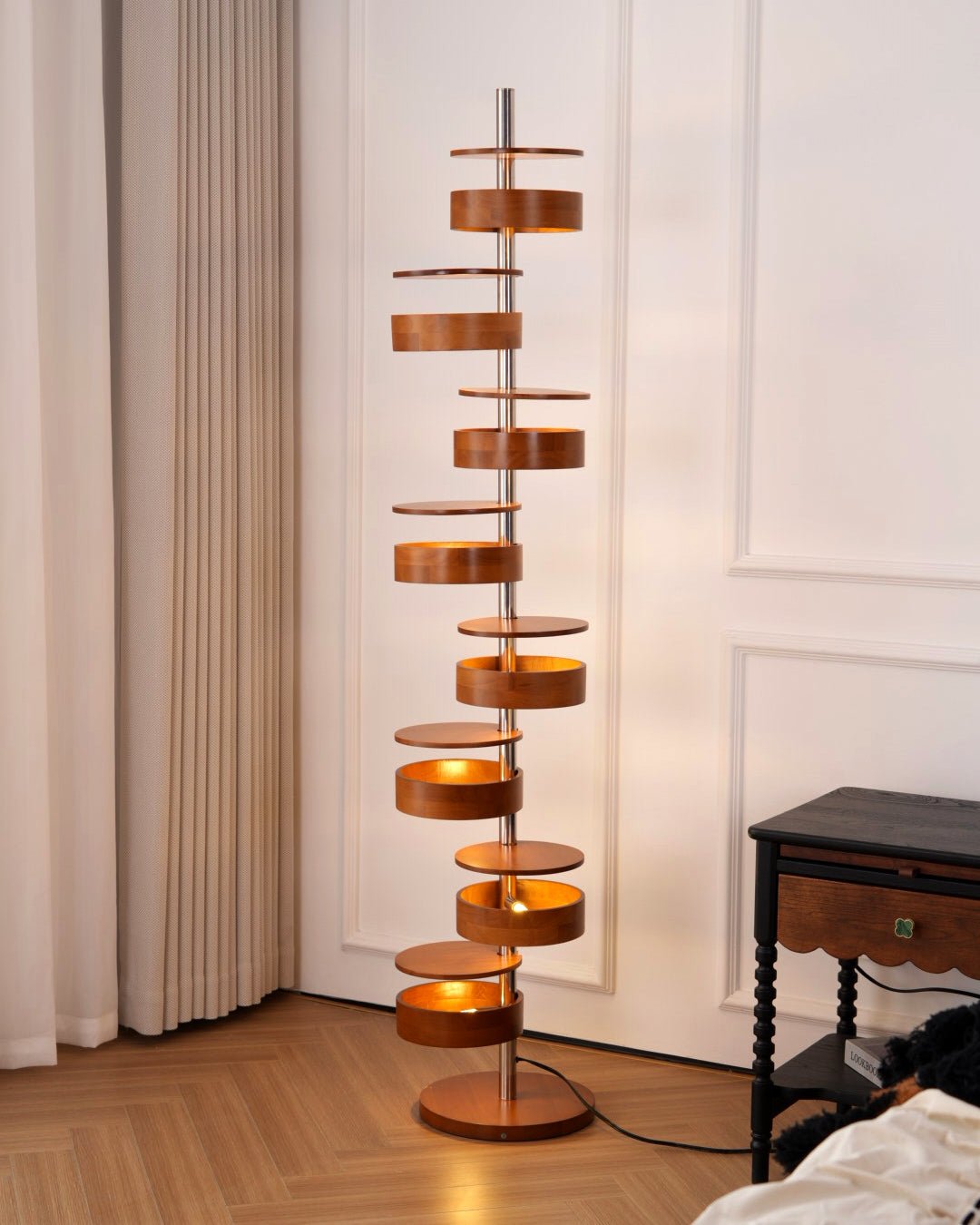 Luminis Wooden Floor Light, Floor Lamp, detail 7