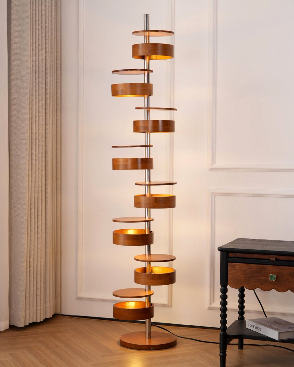 Luminis Wooden Floor Light, Floor Lamp, detail 8