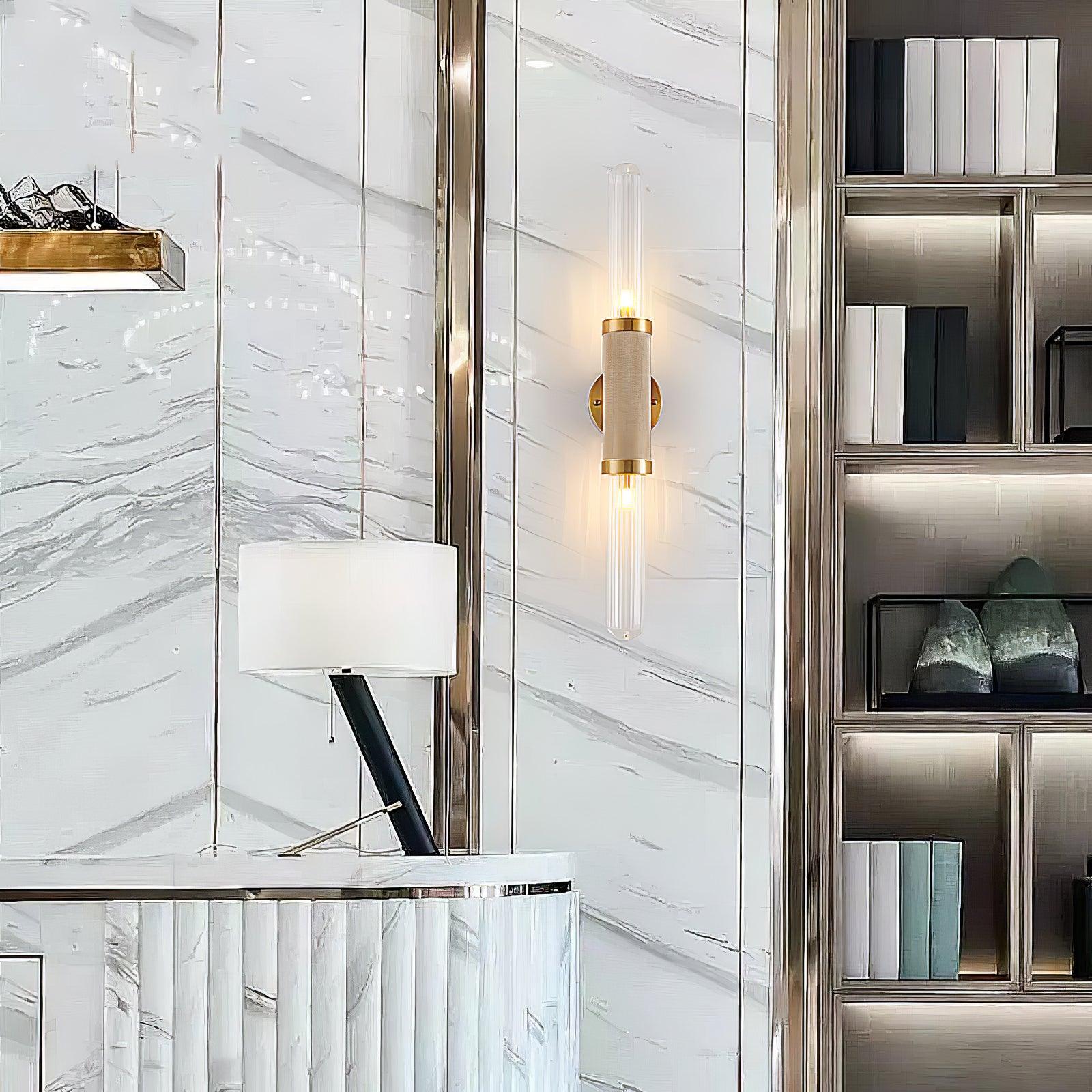 Luminous Column Wall-mounted Lamp Wall Light, Hardwired Wall Sconce, detail 5